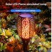96 LED Solar Path Torch Light Dancing Flame Garden Landscape Decorative Lighting IP65 Hollow Design